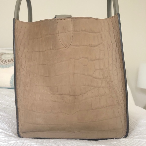 Celine Phantom Croc Embossed Luggage Handbag - Picture 7 of 10